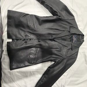 Giorgio Brato Black Leather Trench Coat